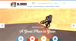 Desktop Screenshot of cityofelreno.com